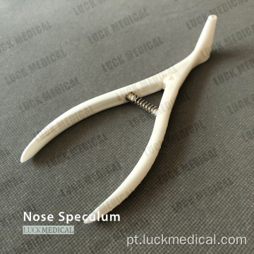 Especulum nasal plástico de uso único